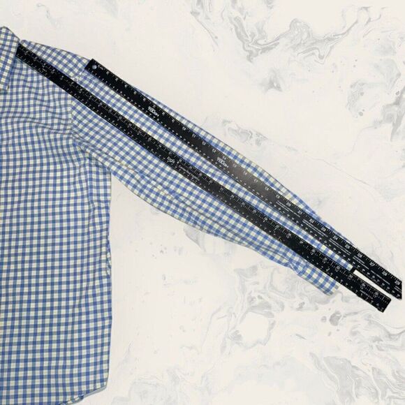 UNTUCKit Blue Yellow Long Sleeve Cotton Button Down Men’s Size XXL - Picture 4 of 6